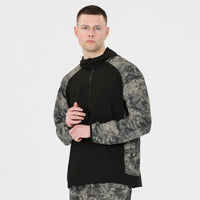 Deaglan Printed Half Zip Jacket