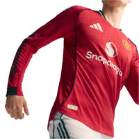 Man Utd 25/26 Home Authentic L/S Football Shirt