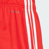 adult 23/24 Bayern Munich home kit shorts from adidas - red. Aeoready tech