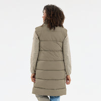Women's Amaretto Long Puffer Vest