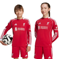 Liverpool 25/26 Home L/S Football Shirt Jnr