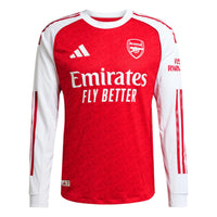 Arsenal 25/26 Home Authentic L/S Football Shirt
