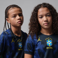 Brazil 26 Away Football Shirt Jnr