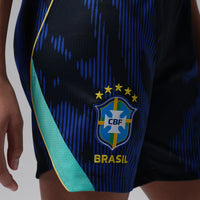 Brazil 26 Away Football Shorts Jnr