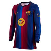Barcelona 26/27 Home L/S Football Shirt Jnr