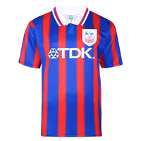Crystal Palace retro football shirt. Home short from 1997. Score Draw