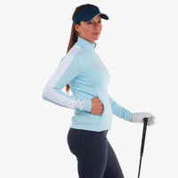 Dixie Full Zip Golf Insula Top Womens