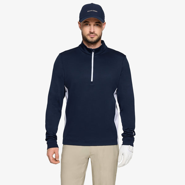 Veste Galvin Green Insula Technology - Taille L, Bleu, Couche Intermédiaire Pour Le Golf
