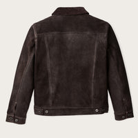 Waxed Suede Short Cruiser Jacket