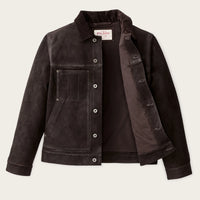 Waxed Suede Short Cruiser Jacket