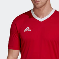 red adidas Entrada 22 football shirt