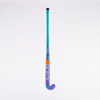 Grays Blast Ultrabow junior hockey stick, in purple & turuoise