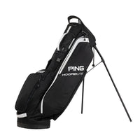 PING Hoofer lite stand golf bag in black.