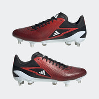 adidas Adizero RS15 Ultimate SG black and red rugby boots
