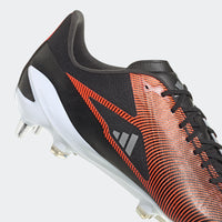 Adizero RS15 Pro Soft Ground black and red rugby boots