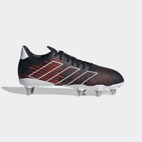 adidas Kakari Elite SG black with red and white rugby boots