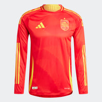 Spain 24 Home Long Sleeve Authentic Shirt