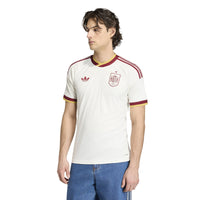 Man wearing Spain '26 Away Football Shirt