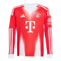 Bayern Munich 25/26 Home L/S Football Shirt Jnr
