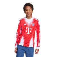 Bayern Munich 25/26 Home L/S Football Shirt Jnr