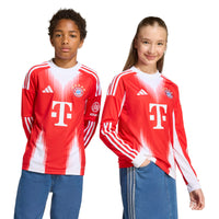 Bayern Munich 25/26 Home L/S Football Shirt Jnr