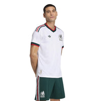 Man Wearing Mexico '26 Away Authentic Football Shirt