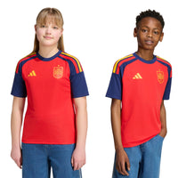 Spain 26 Home Fan Football Shirt Jnr