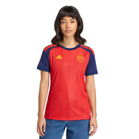 Woman Wearing Spain '26 Home Football Shirt Women's