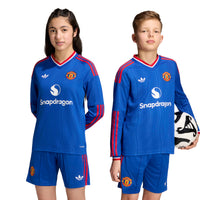 Man Utd 26/27 Away L/S Football Shirt Jnr