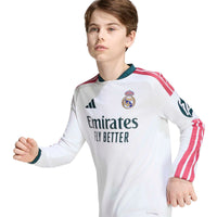 Real Madrid 26/27 Home L/S Football Shirt Jnr