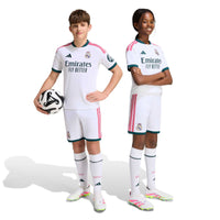 Real Madrid 26/27 Home Football Shorts Jnr