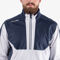 Galvin Green Lawrence Interface Jacket in White/Navy.