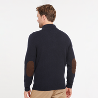 Essential Patch Half Zip Knitted Jumper