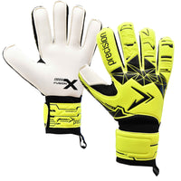 Junior Fusion X Flat Cut Essential Goal Keeper Gloves