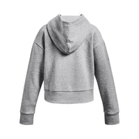 UA Rival Fleece Crop Hoodie Junior