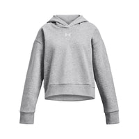 UA Rival Fleece Crop Hoodie Junior