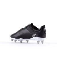 Gilbert Sidestep X15 Low Cut rugby boots in black.
