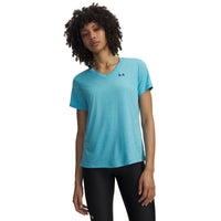 UA Tech Short Sleeve V-Neck Twist Womens