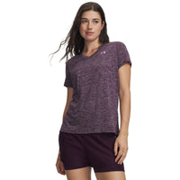 UA Tech Short Sleeve V-Neck Twist Womens