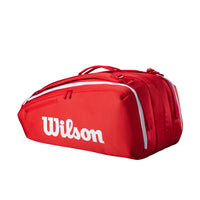 Super Tour Wilson Red Racket Bag (15 Pack)