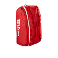 Super Tour Wilson Red Racket Bag (15 Pack)