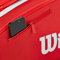 Super Tour Wilson Red Racket Bag (15 Pack)