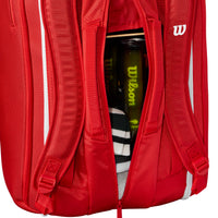 Super Tour Wilson Red Racket Bag (15 Pack)
