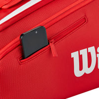 Super Tour Wilson Red Racket Bag (9 Pack)