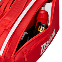 Super Tour Wilson Red Racket Bag (9 Pack)