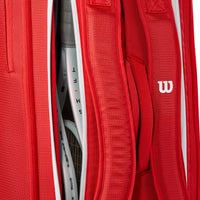 Super Tour Wilson Red Racket Bag (9 Pack)