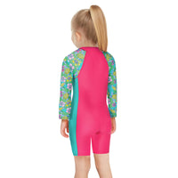 Turtles Long Sleeve All In One Swimsuit