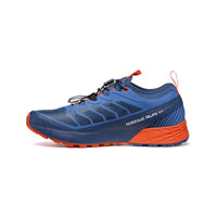 Ribelle Run GTX running shoes from Scarpa. Blue & spicy orange in colour