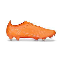 Puma Ultra Ultimate MxSG football boots in orange.