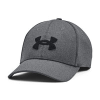Under Armour Men's Bltizing Cap in heather grey/black.